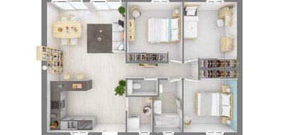 Programme terrain + maison à Pourrières en Var (83) de 500 m² à vendre au prix de 369000€ - 3
