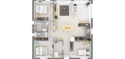 Programme terrain + maison à Salon-de-Provence en Bouches-du-Rhône (13) de 400 m² à vendre au prix de 386958€ - 3