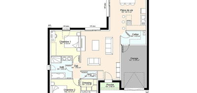 Programme terrain + maison à Pompaire en Deux-Sèvres (79) de 1137 m² à vendre au prix de 207009€ - 3