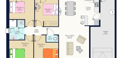 Programme terrain + maison à Derval en Loire-Atlantique (44) de 569 m² à vendre au prix de 216500€ - 3