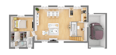 Programme terrain + maison à Cabriès en Bouches-du-Rhône (13) de 400 m² à vendre au prix de 599000€ - 4