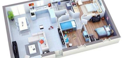 Programme terrain + maison à Lissieu en Rhône (69) de 1000 m² à vendre au prix de 555000€ - 3