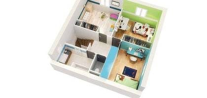 Programme terrain + maison à Saint-Geoire-en-Valdaine en Isère (38) de 1167 m² à vendre au prix de 295300€ - 2