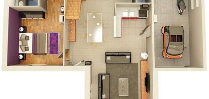 Programme terrain + maison à Saint-Égrève en Isère (38) de 400 m² à vendre au prix de 384536€ - 3