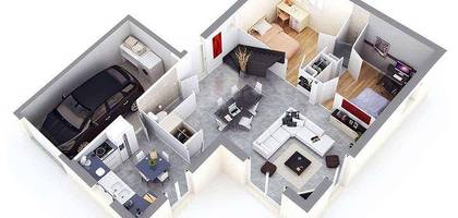 Programme terrain + maison à Toussieux en Ain (01) de 500 m² à vendre au prix de 349000€ - 3