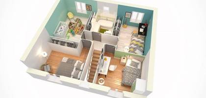 Programme terrain + maison à Bizonnes en Isère (38) de 427 m² à vendre au prix de 235870€ - 2