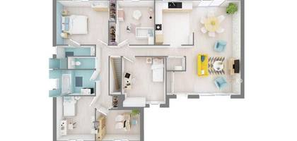 Programme terrain + maison à Beaufort-Orbagna en Jura (39) de 112 m² à vendre au prix de 185612€ - 4
