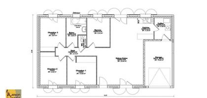 Programme terrain + maison à Saint-Germain-de-Salles en Allier (03) de 79 m² à vendre au prix de 163130€ - 3