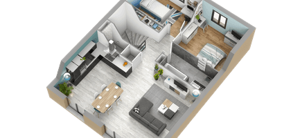 Programme terrain + maison à Ville-sur-Jarnioux en Rhône (69) de 88 m² à vendre au prix de 311000€ - 2