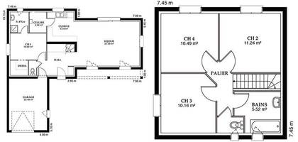 Programme terrain + maison à Étuz en Haute-Saône (70) de 116 m² à vendre au prix de 300970€ - 4