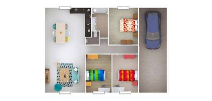Programme terrain + maison à Champier en Isère (38) de 89 m² à vendre au prix de 245000€ - 3