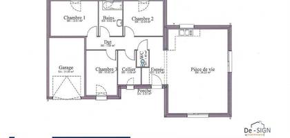 Programme terrain + maison à Saint-Victor en Allier (03) de 93 m² à vendre au prix de 195370€ - 4