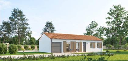 Programme terrain + maison à Saint-Cybranet en Dordogne (24) de 80 m² à vendre au prix de 161630€ - 1