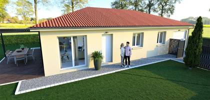 Programme terrain + maison à Montrevel-en-Bresse en Ain (01) de 90 m² à vendre au prix de 227000€ - 1