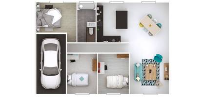 Programme terrain + maison à Artas en Isère (38) de 79 m² à vendre au prix de 241500€ - 3