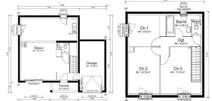 Programme terrain + maison à Beynost en Ain (01) de 94 m² à vendre au prix de 321000€ - 2