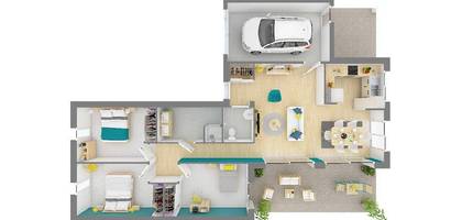 Programme terrain + maison à Tonnay-Charente en Charente-Maritime (17) de 103 m² à vendre au prix de 209474€ - 4