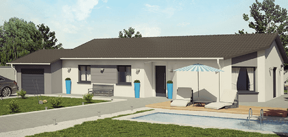 Programme terrain + maison à Champier en Isère (38) de 90 m² à vendre au prix de 259740€ - 1