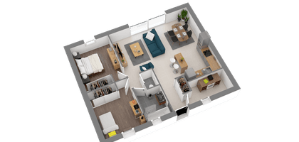 Programme terrain + maison à Chambellay en Maine-et-Loire (49) de 451 m² à vendre au prix de 140411€ - 3