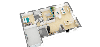 Programme terrain + maison à Labatut en Landes (40) de 648 m² à vendre au prix de 148315€ - 3