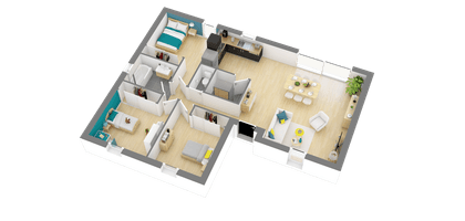 Programme terrain + maison à MAINVILLIERS en Loiret (45) de 742 m² à vendre au prix de 161922€ - 3