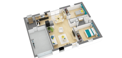 Programme terrain + maison à Tartas en Landes (40) de 586 m² à vendre au prix de 143983€ - 3