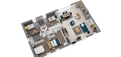 Programme terrain + maison à Surzur en Morbihan (56) de 360 m² à vendre au prix de 233365€ - 3