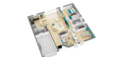 Programme terrain + maison à MAINVILLIERS en Loiret (45) de 742 m² à vendre au prix de 168147€ - 3
