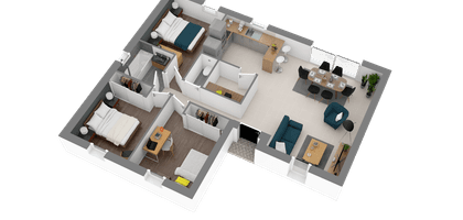 Programme terrain + maison à Mazé-Milon en Maine-et-Loire (49) de 412 m² à vendre au prix de 160266€ - 3