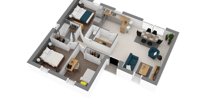 Programme terrain + maison à Morcenx-la-Nouvelle en Landes (40) de 1000 m² à vendre au prix de 180000€ - 3