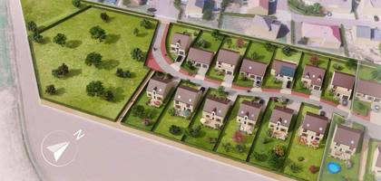 Terrain seul à Waldwisse en Moselle (57) de 432 m² à vendre au prix de 65800€ - 1