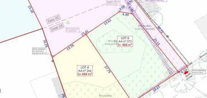 Terrain seul à Saint-Léger-de-Linières en Maine-et-Loire (49) de 488 m² à vendre au prix de 119500€ - 2