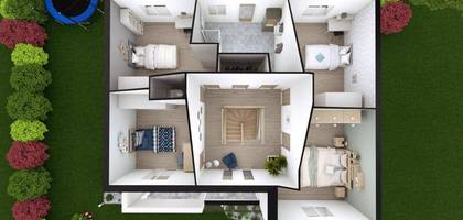 Programme terrain + maison à Chatou en Yvelines (78) de 593 m² à vendre au prix de 1983085€ - 3