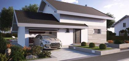 Programme terrain + maison à Vallières-sur-Fier en Haute-Savoie (74) de 768 m² à vendre au prix de 517547€ - 1