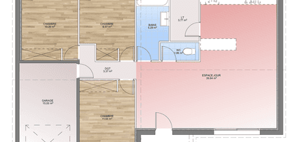 Programme terrain + maison à Sisteron en Alpes-de-Haute-Provence (04) de 1442 m² à vendre au prix de 299852€ - 4