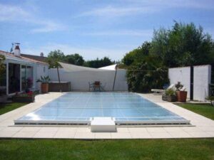 abris piscine plat