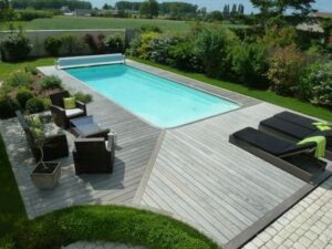 piscine terrasse bois