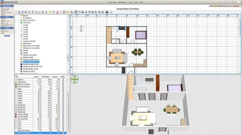 logiciel plan maison sweet home 3D