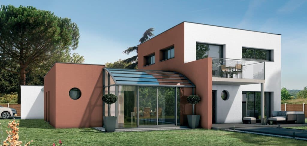 Maison contemporaine réalisée par Maisons Sanem