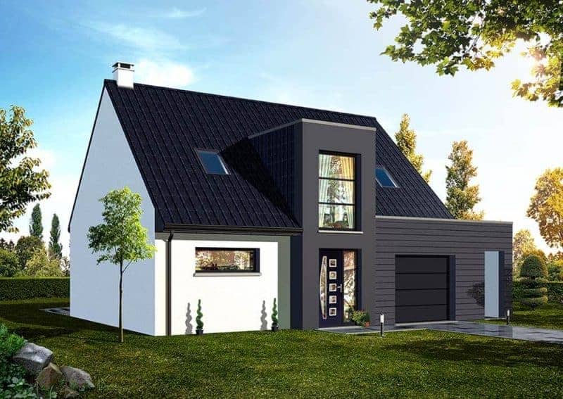 maison contemporaine avec combles aménagés dans le 62, par Maisons ECC