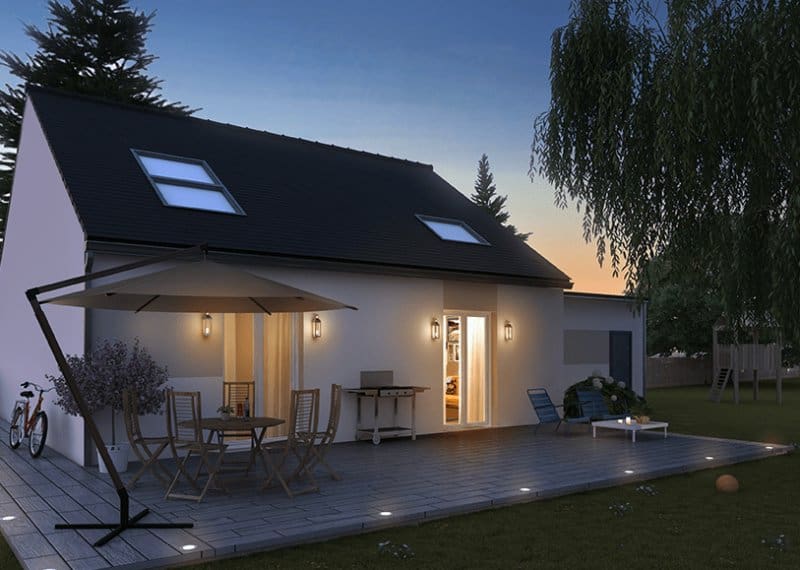 modèle de maison avec combles