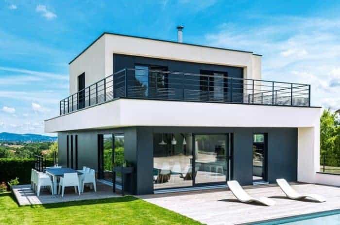 maison bois en kit de style contemporaine