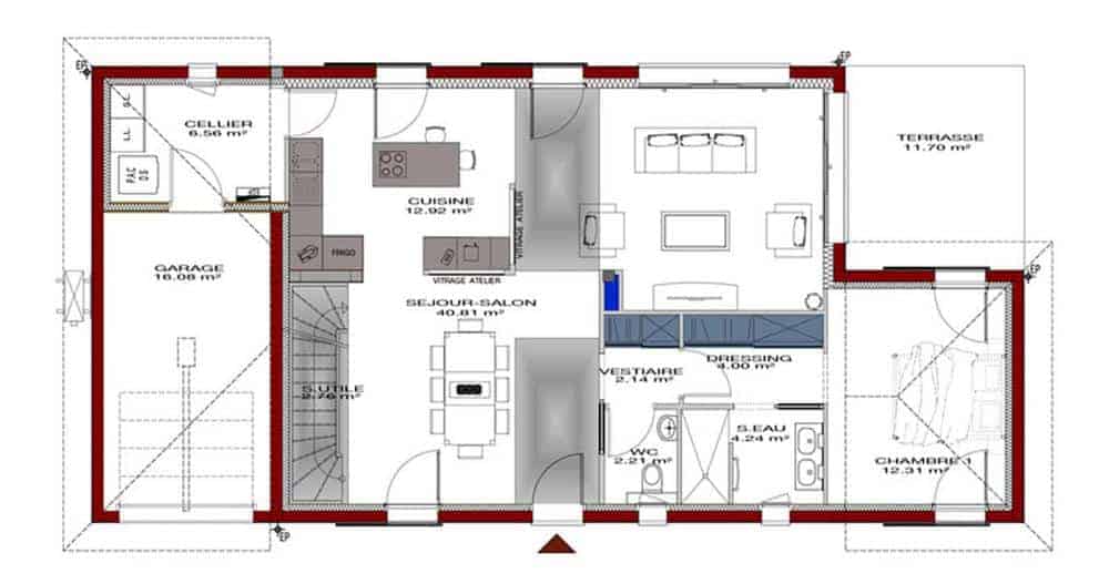 maison à 4 chambres par IGC