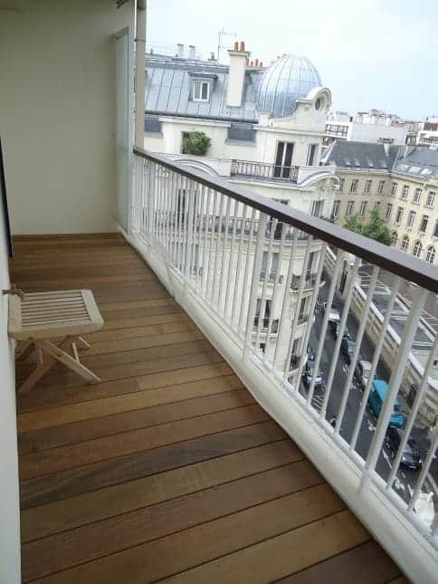 balcon terrasse bois