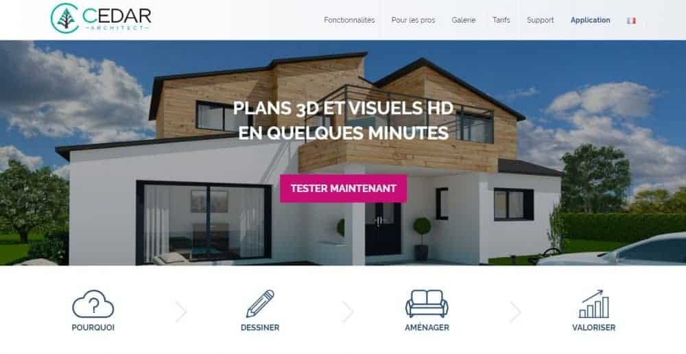 Image du post Présentation du logiciel pour plan de maison 3D Cedar Architect