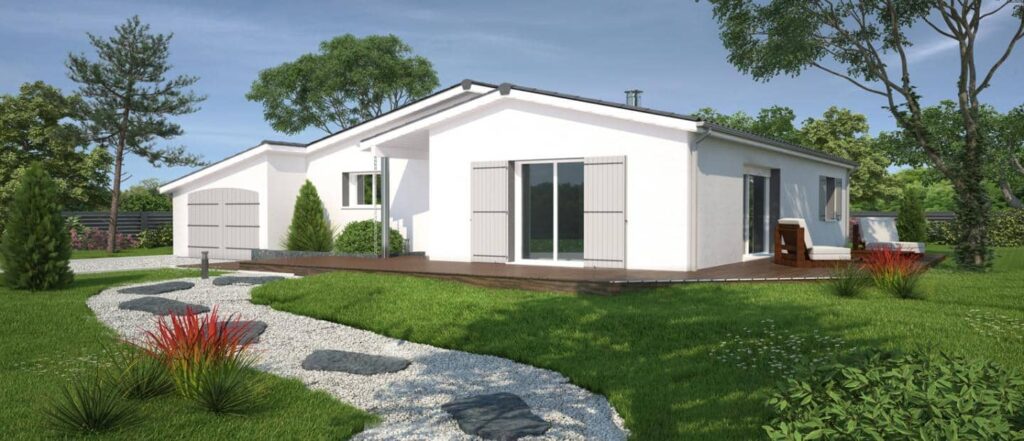 maison moderne de plain-pied en Gironde, par Construction Horizontale
