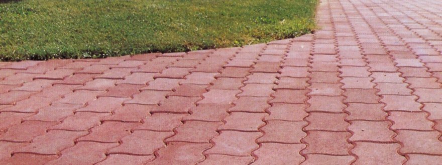 pavé en forme de vague