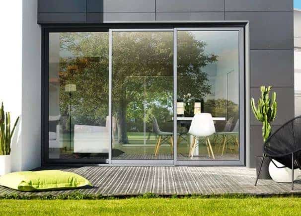 baie vitr&eacute;e aluminium