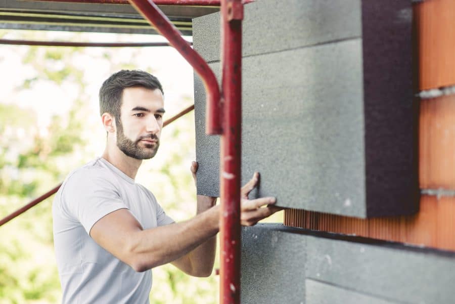 pose isolation extérieure