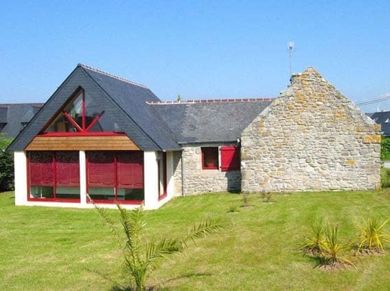 exemple d'extension de maison en pierre